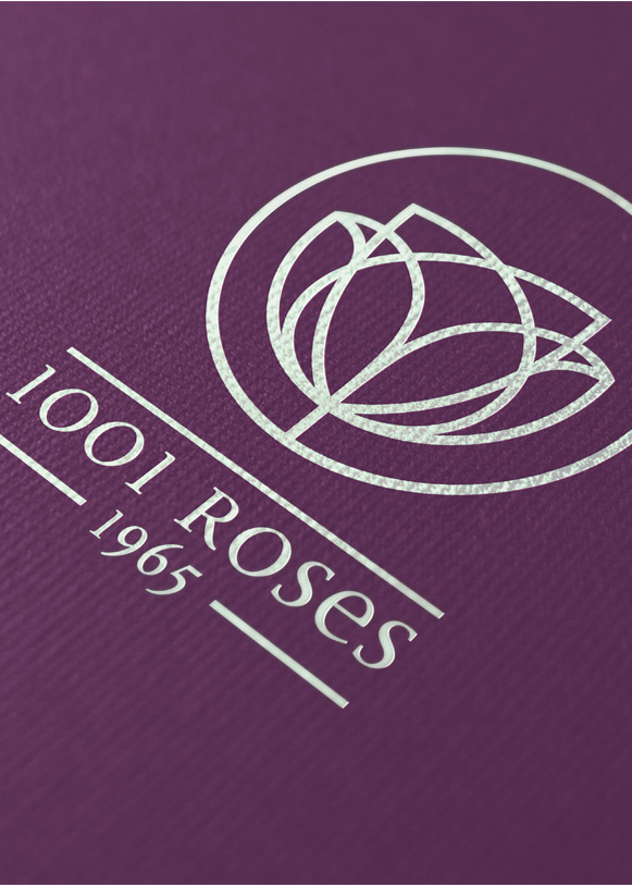 Nouvelle identité visuelle de 1001 Roses