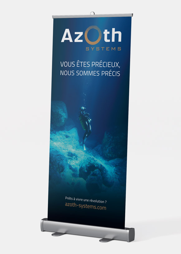 Roll-up d'intervention pour Azoth Systems