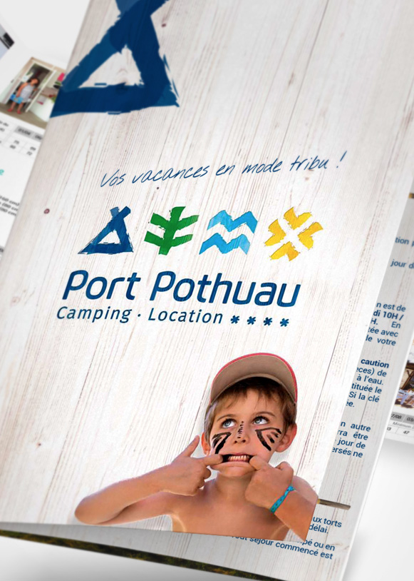 Plaquette présentation du camping Port Pothuau