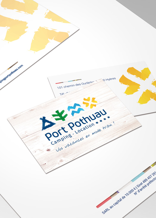 Carte de visite du camping Port Pothuau